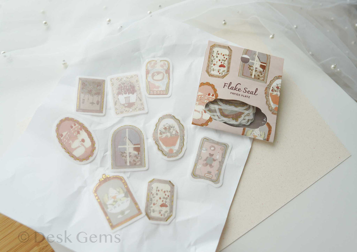 Papier Platz × Tobimatsu Shoichiro Flake Seals - Foiled Frame