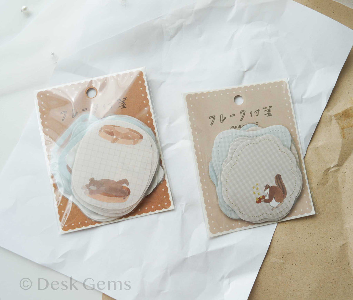 Papier Platz × Tobimatsu Shoichiro Flake Memo Stickers