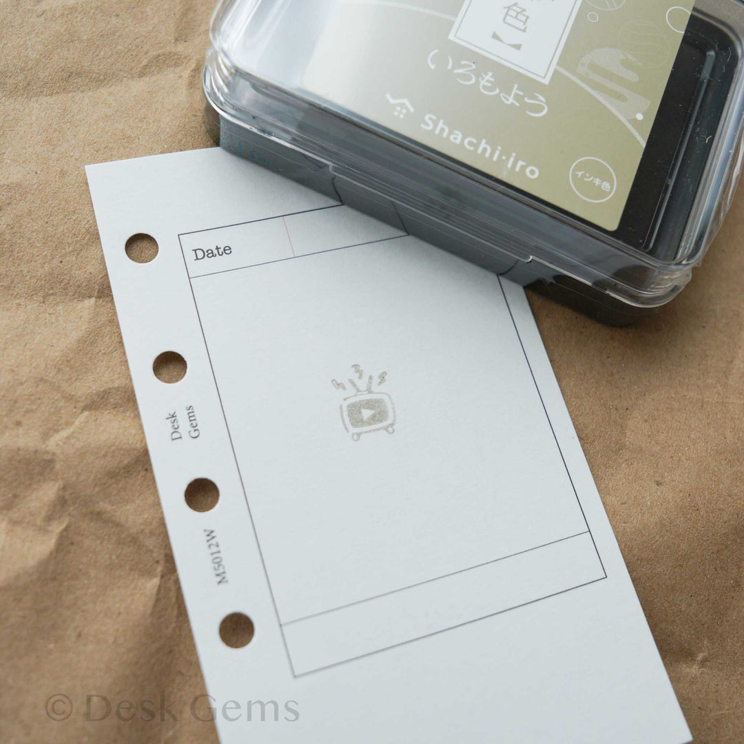 Shachihata Iromoyo Oil-Based Ink Pad (2025 New Colors) - Linen