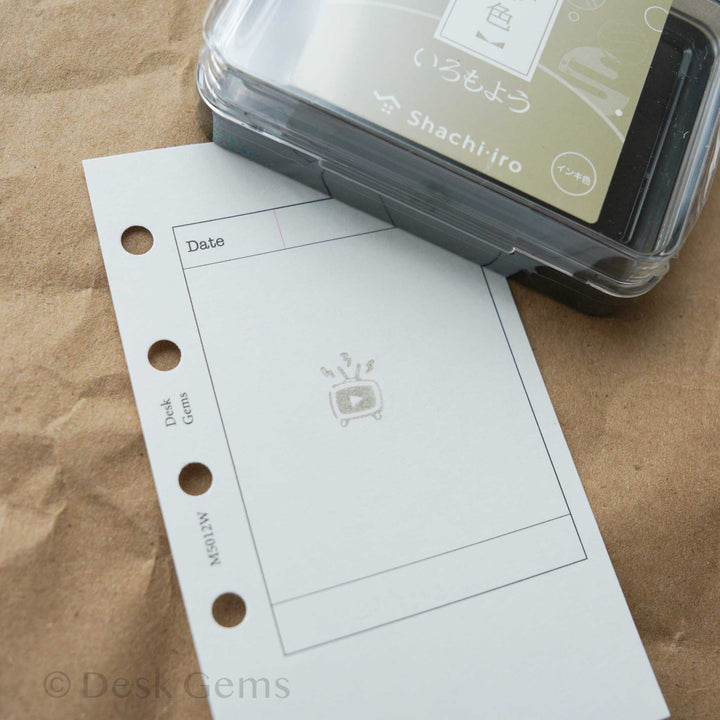 Shachihata Iromoyo Oil-Based Ink Pad (2025 New Colors) - Linen