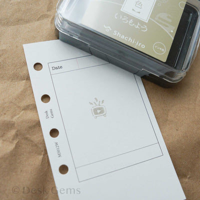 Shachihata Iromoyo Oil-Based Ink Pad (2025 New Colors) - Linen