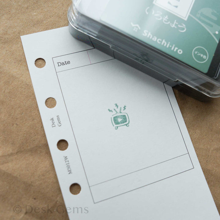 Shachihata Iromoyo Oil-Based Ink Pad (2025 New Colors) - Moss Green