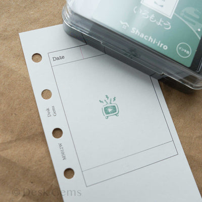 Shachihata Iromoyo Oil-Based Ink Pad (2025 New Colors) - Moss Green