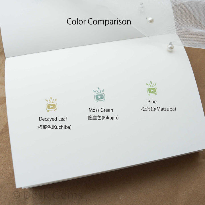 Shachihata Iromoyo Oil-Based Ink Pad (2025 New Colors)