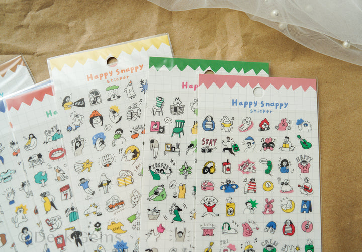 Mind Wave Happy Snappy Sticker