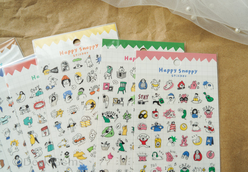 Mind Wave Happy Snappy Sticker