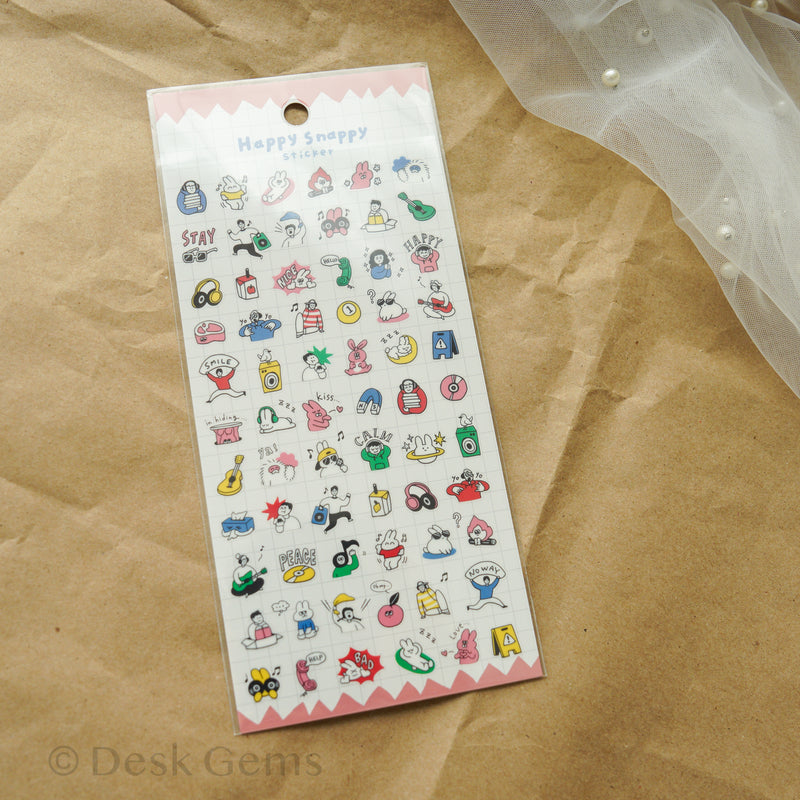 Mind Wave Happy Snappy Sticker