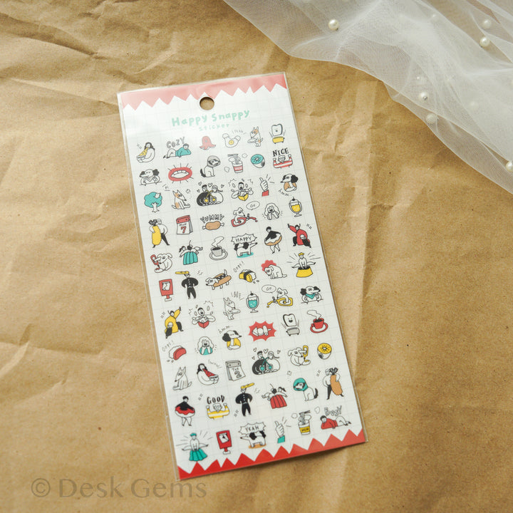 Mind Wave Happy Snappy Sticker