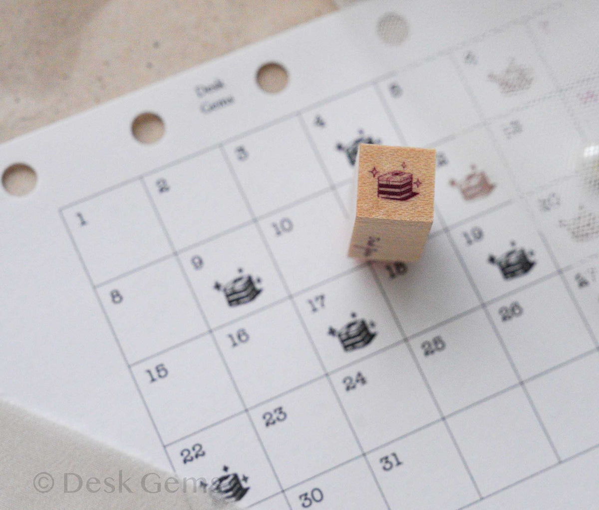 Desk Gems Original The Mini Icon Stamps Vol.2 - Laundry