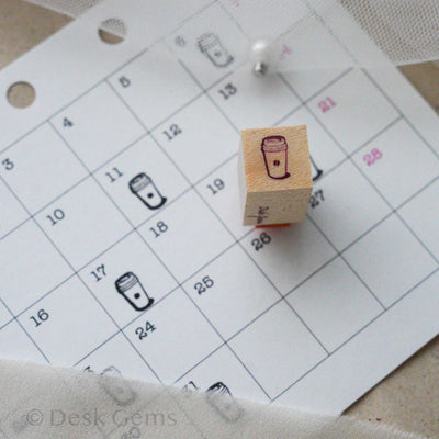 Desk Gems Original The Mini Icon Stamps Vol.2 - Coffee