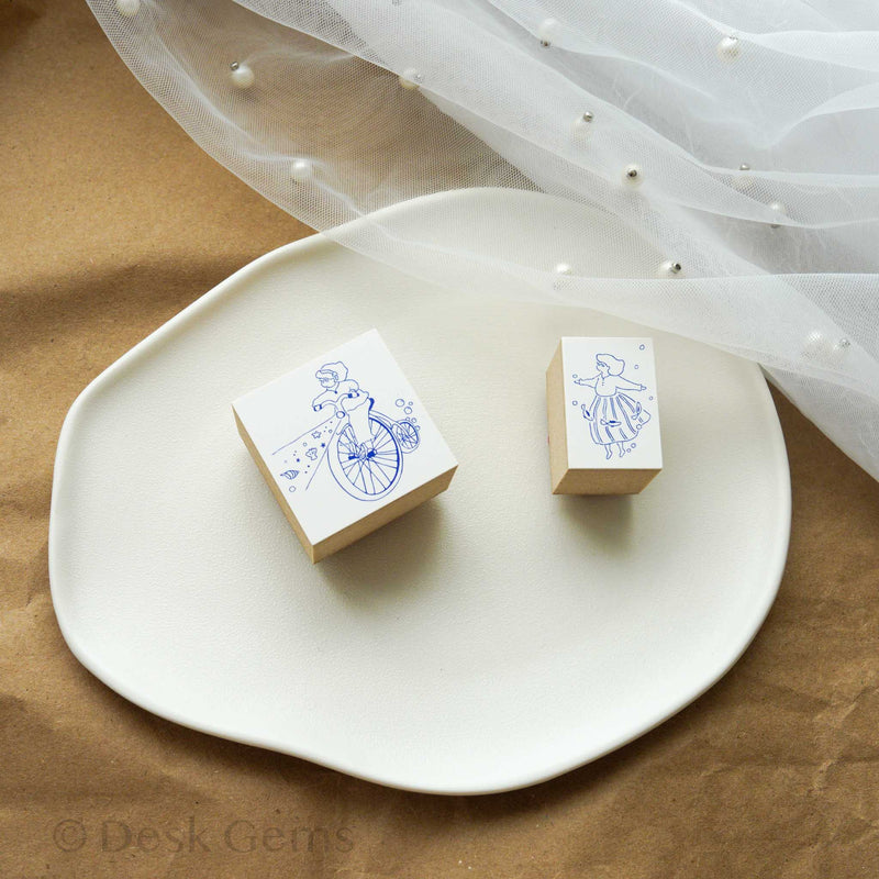Ivy Snow Original Stamp - Ocean