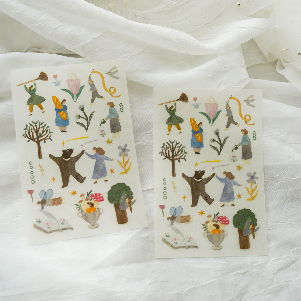 Ivy Snow Transfer Stickers - Daydream
