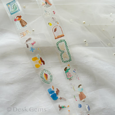 Ivy Snow Kiss-cut Glossy PET Tape - A Lovely Day