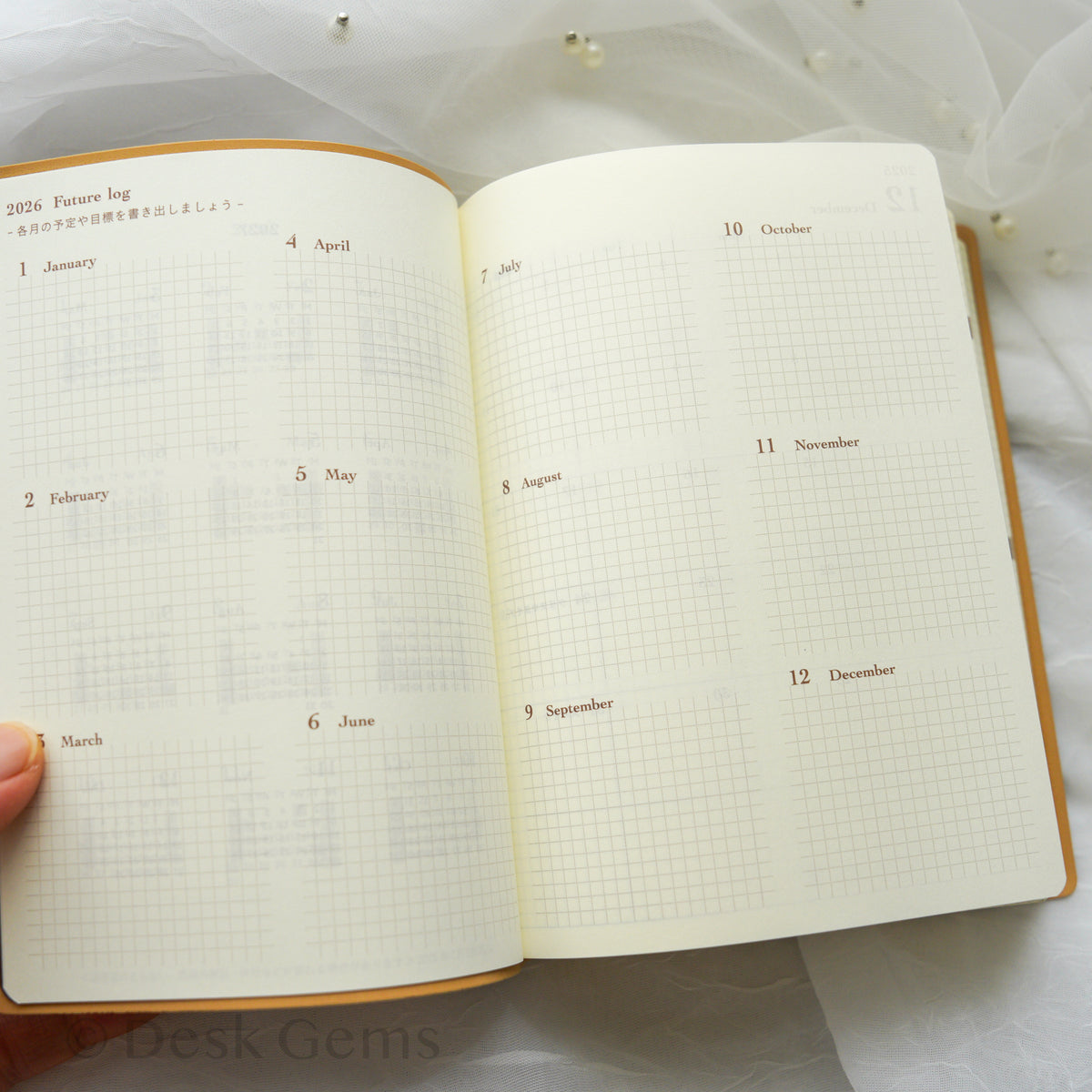 Midori Hibino 2026 Planner - One Day Two Page