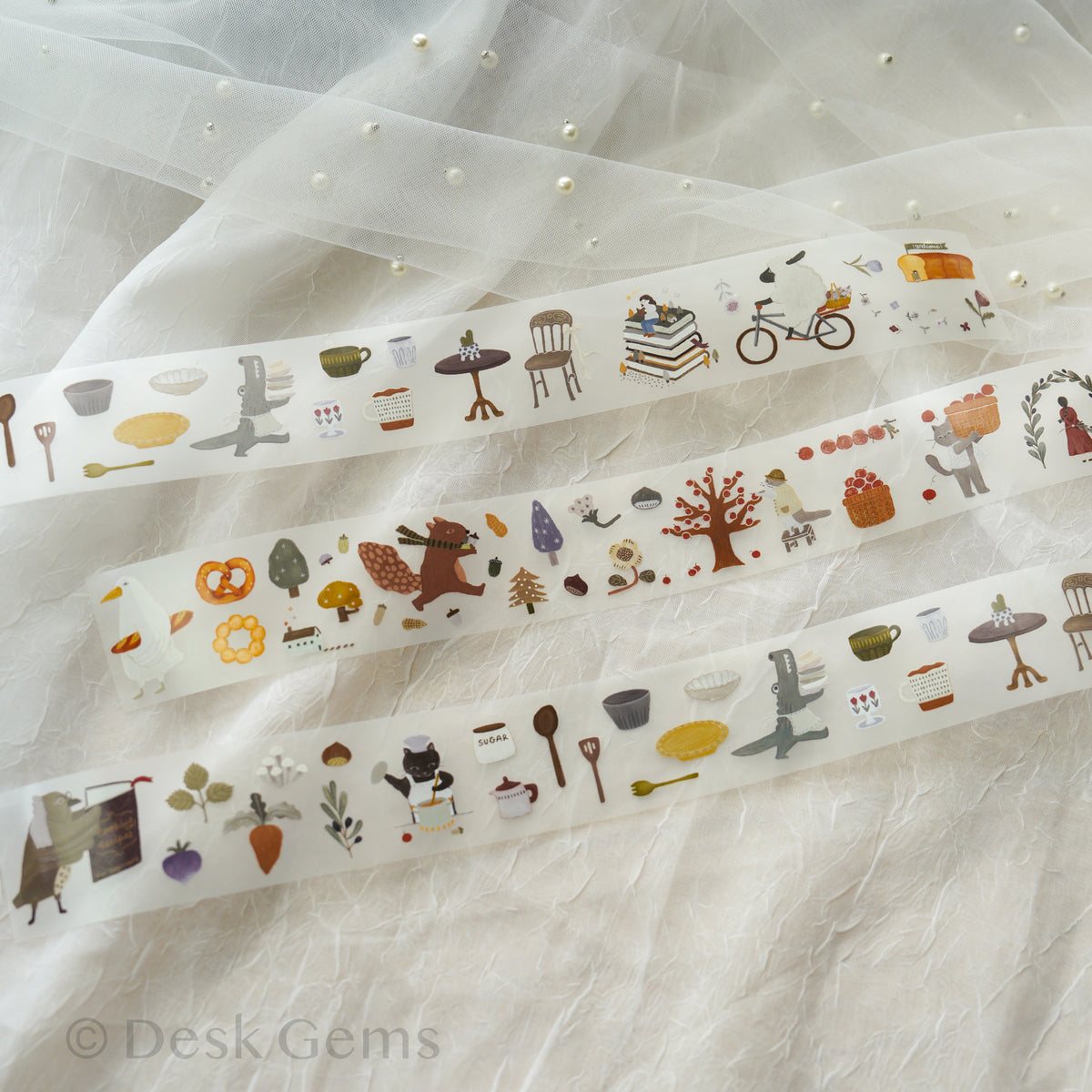 Ivy Snow Matte PET Tape - The Forest Kitchen