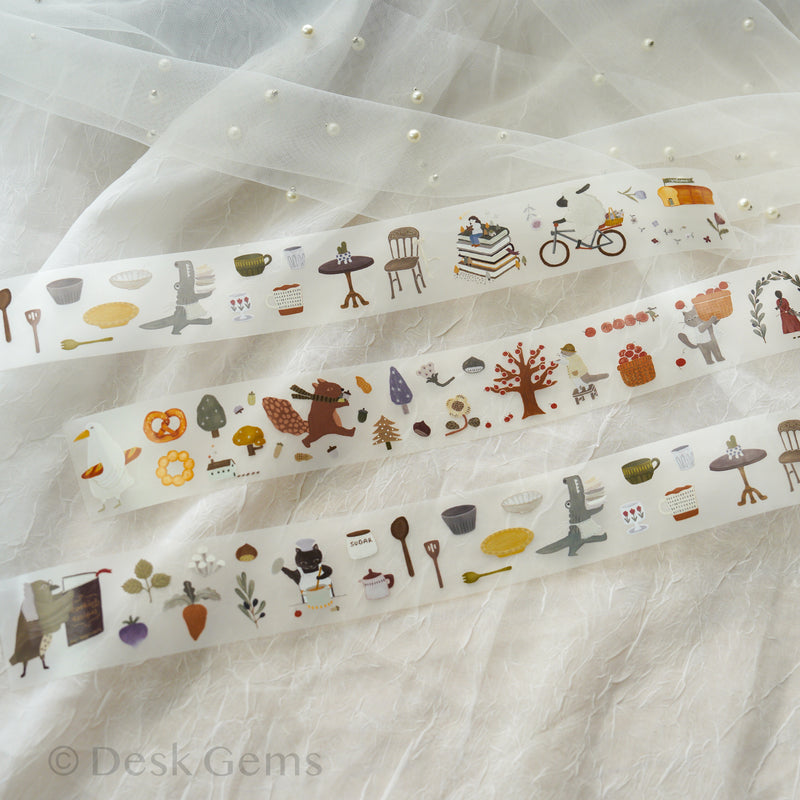 Ivy Snow Matte PET Tape - The Forest Kitchen