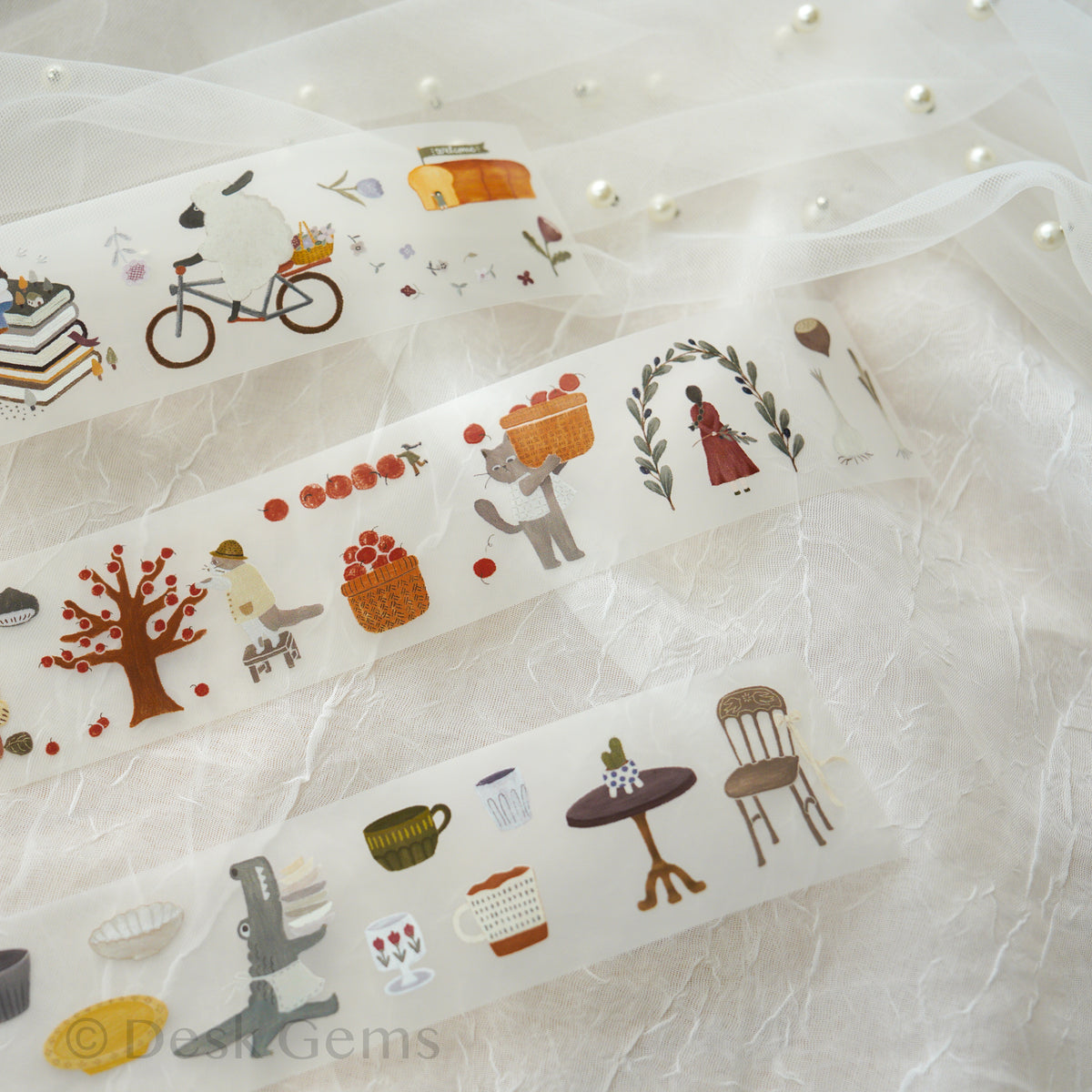 Ivy Snow Matte PET Tape - The Forest Kitchen
