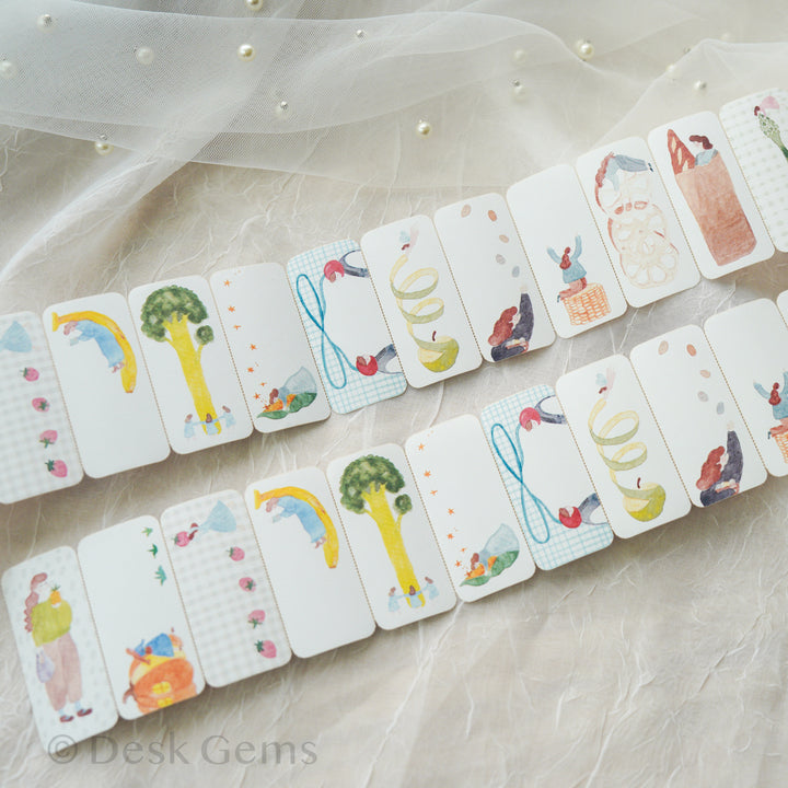 Ivy Snow Memo Sticker Roll - Farmer&