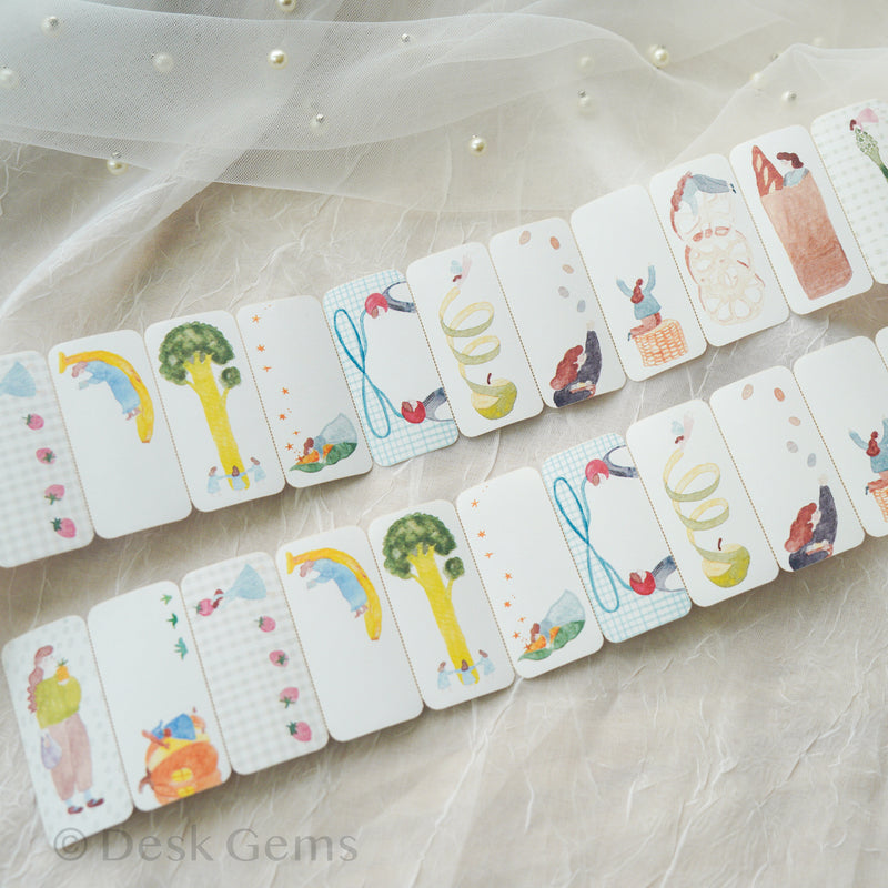 Ivy Snow Memo Sticker Roll - Farmer&