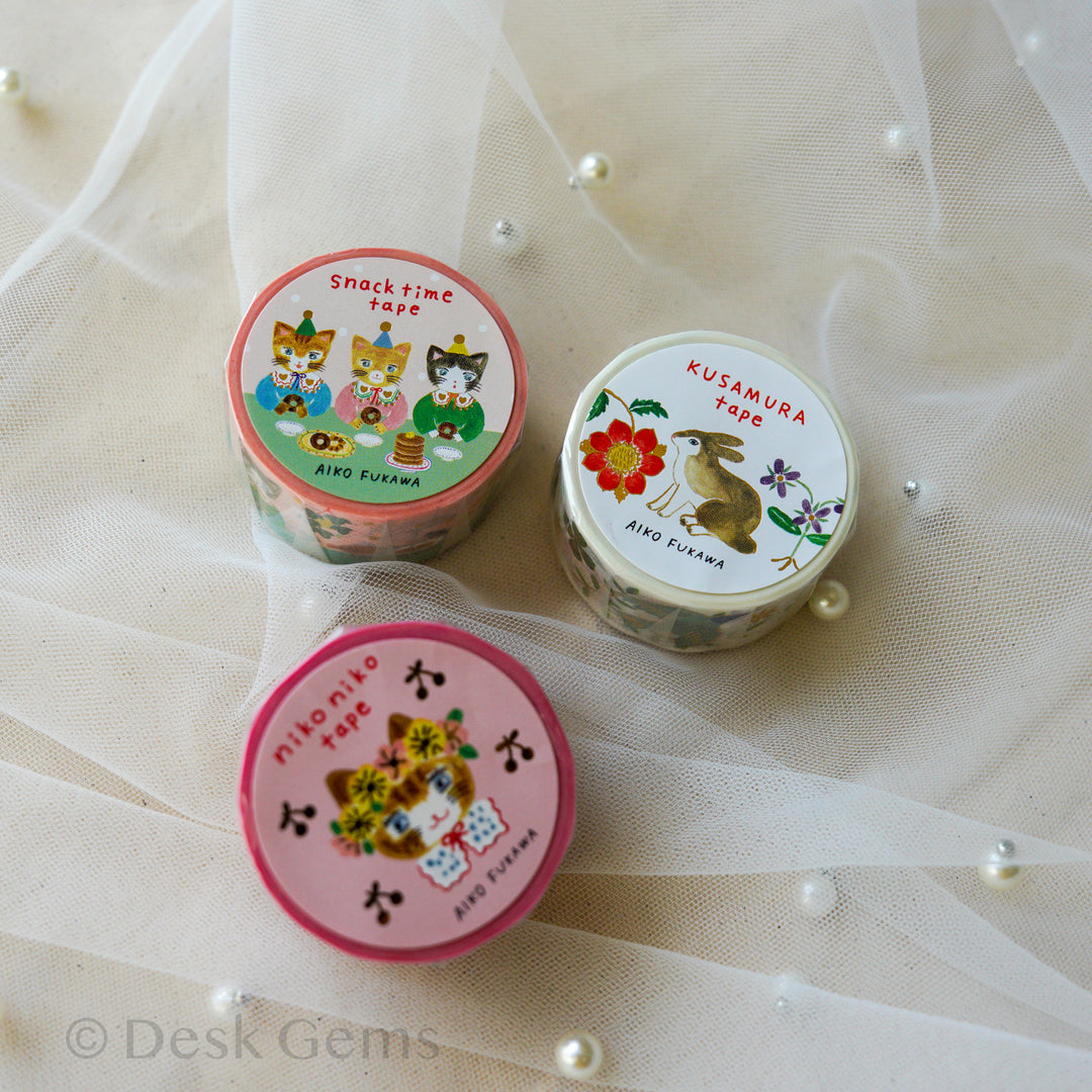 Cozyca x Aiko Fukawa Washi Tape (New Sept 2025)