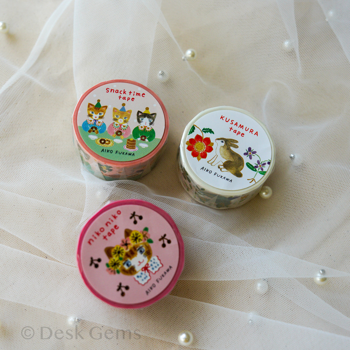 Cozyca x Aiko Fukawa Washi Tape (New Sept 2025)