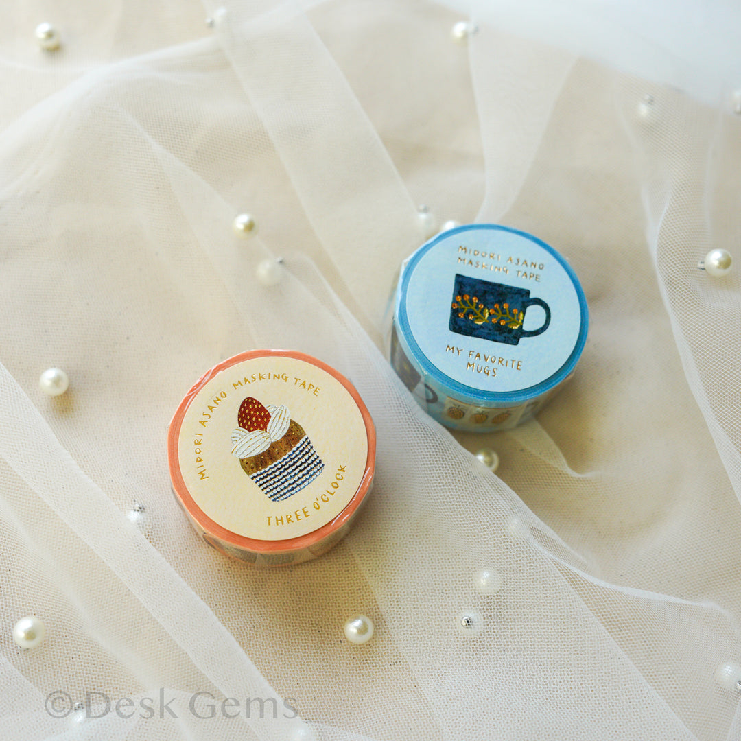 Cozyca x Midori Asano Washi Tape (New Sept 2025)