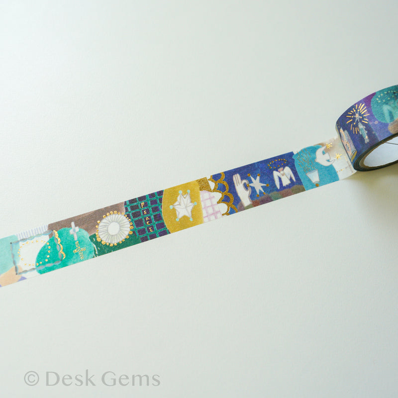 Cozyca x Chihiro Sonoda Washi Tape (New Sept 2025) - Prayer and Light