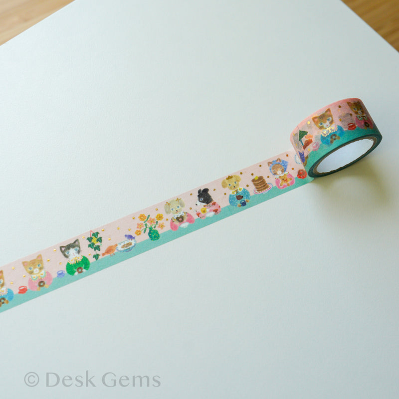 Cozyca x Aiko Fukawa Washi Tape (New Sept 2025) - Snack Time