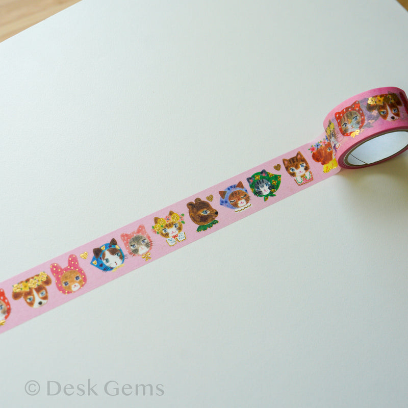 Cozyca x Aiko Fukawa Washi Tape (New Sept 2025) - Niko Niko