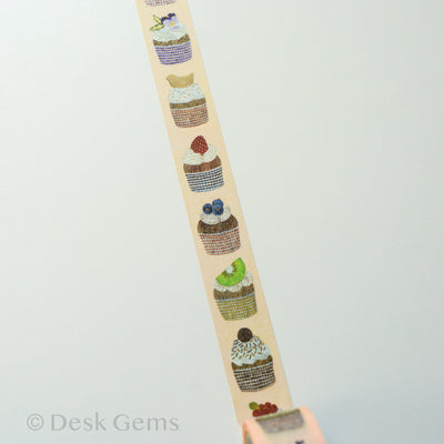 Cozyca x Midori Asano Washi Tape (New Sept 2025) - Three O'Clock