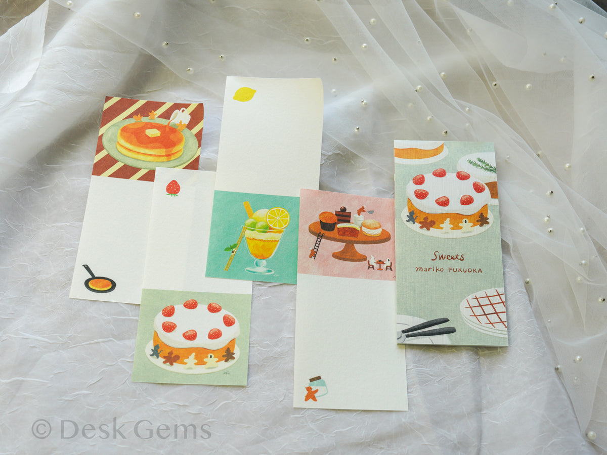 Cozyca x Mariko Fukuoka Letter Pad (New Sept 2025) - Sweets