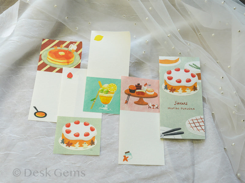 Cozyca x Mariko Fukuoka Letter Pad (New Sept 2025) - Sweets