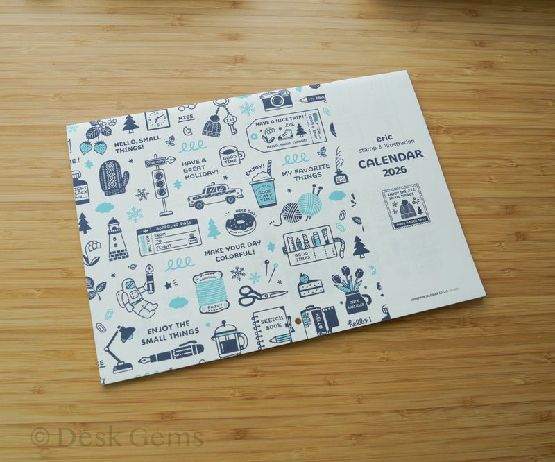 Eric Small Things Wall Calendar 2026