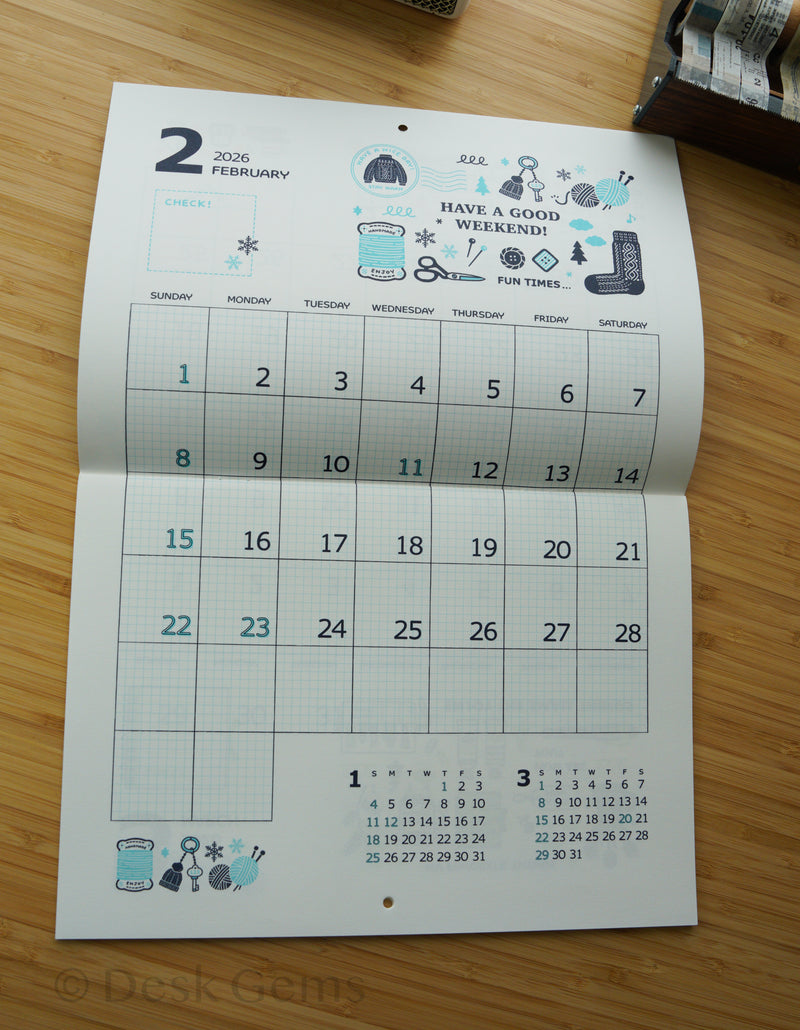 Eric Small Things Wall Calendar 2026