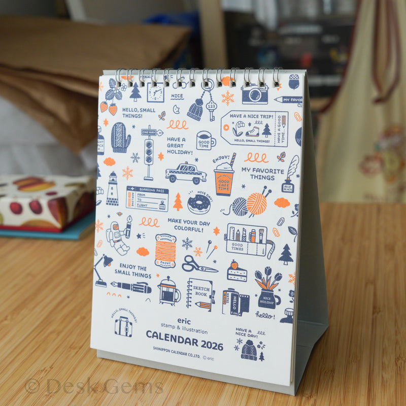 Eric Small Things x Shinnippon Desk Calendar 2026