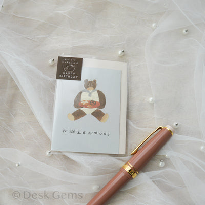 Tobimatsu Shoichiro Mini Birthday Card