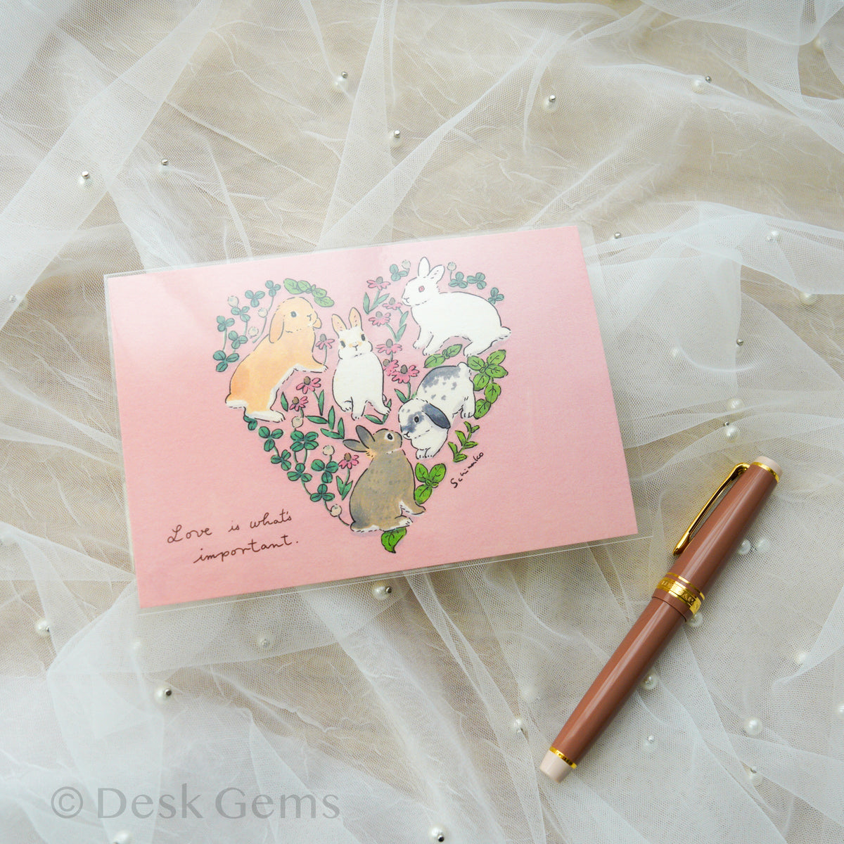 Schinako Moriyama Postcard - Love is What&