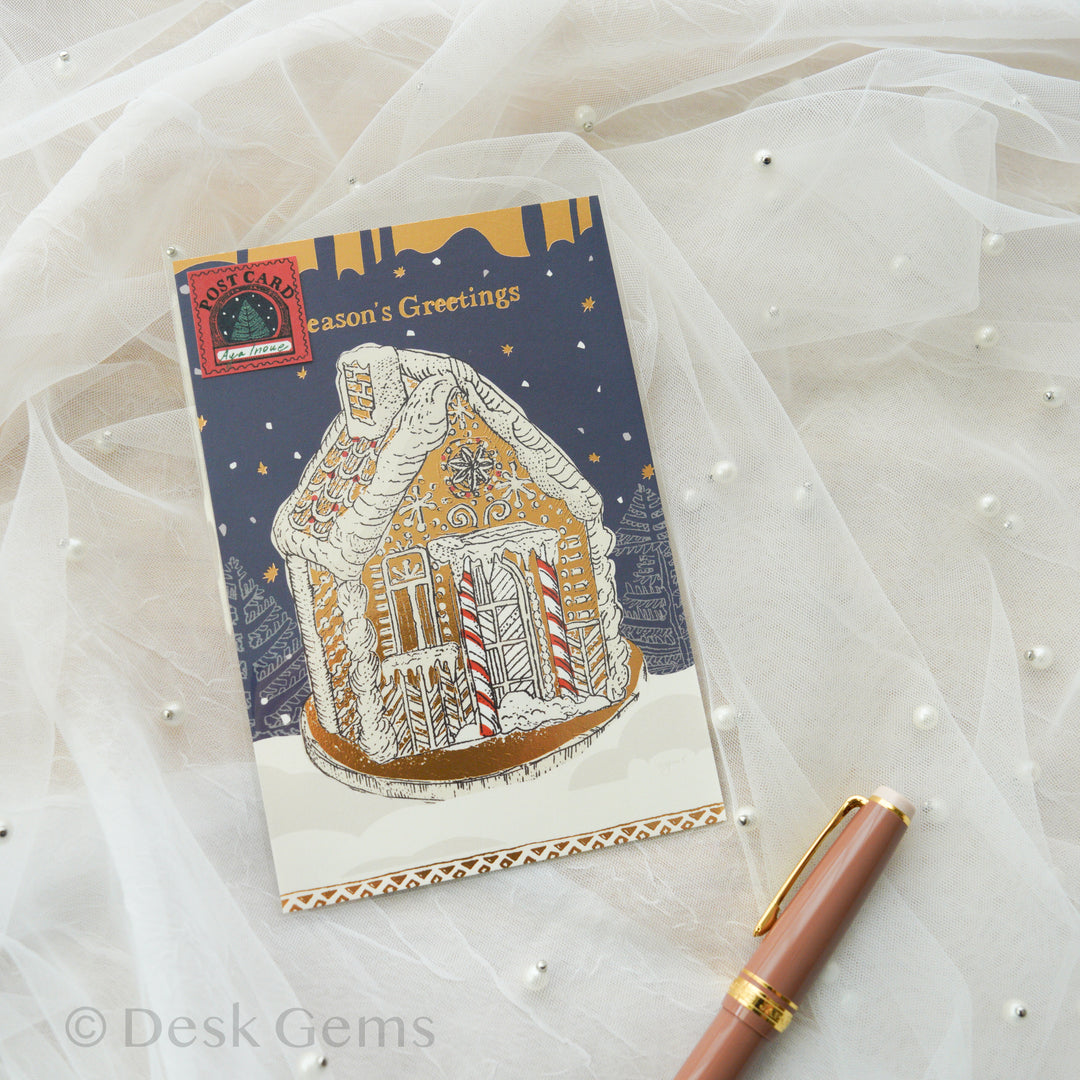 Aya Inoue Holiday Foil Postcard - Season&