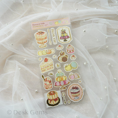 Aya Inoue Original Sticker - Macaron and Trifle