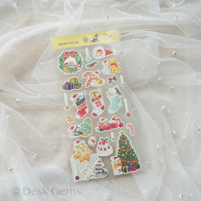 Christmas Sticker - Shiba Inu
