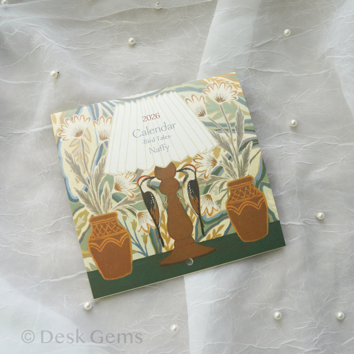 Naffy Small Wall Calendar 2026 - Bird Tales