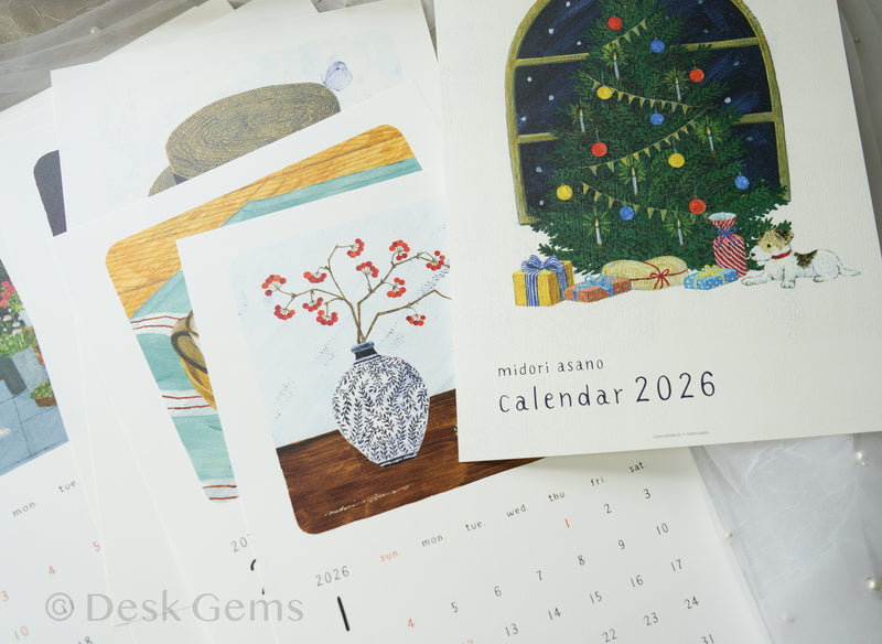 Cozyca x Midori Asano Calendar 2026