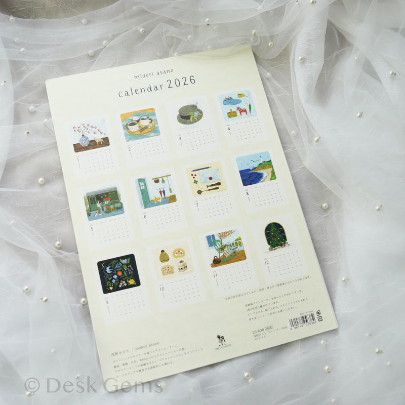 Cozyca x Midori Asano Calendar 2026