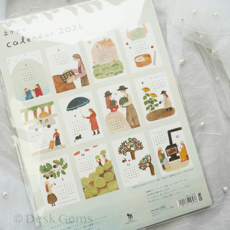 Cozyca x Necktie Detached Calendar 2026