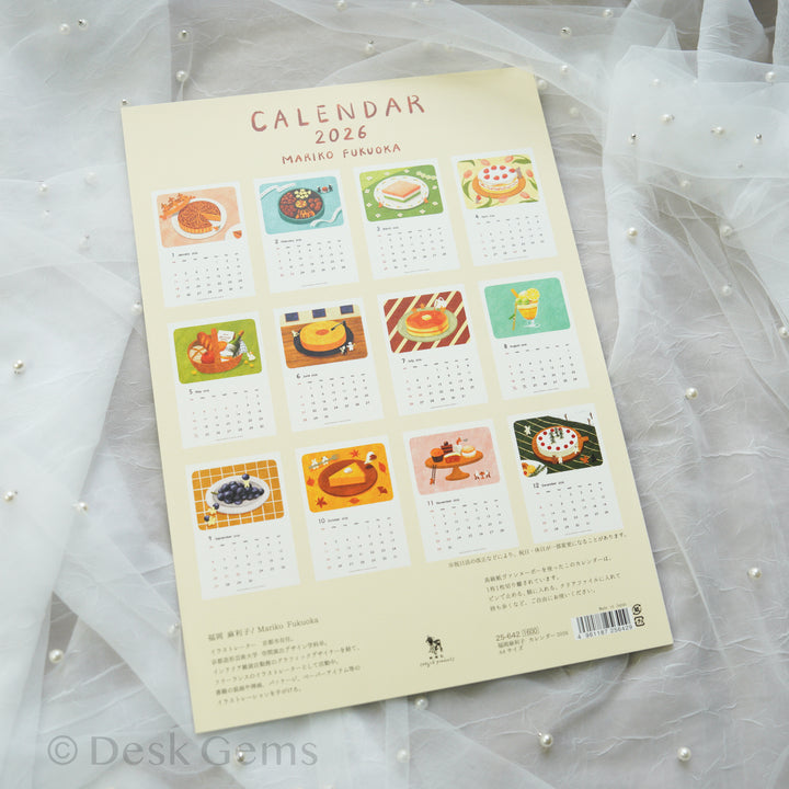 Cozyca x Mariko Fukuoka Detached Calendar 2026