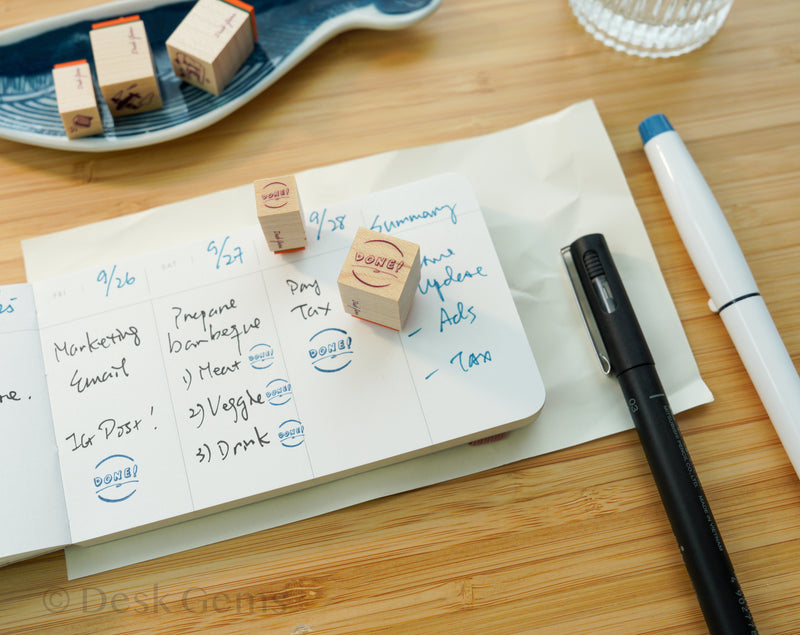 Desk Gems Original Stamp - "Done"
