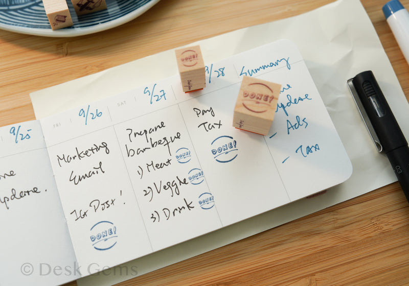 Desk Gems Original Stamp - "Done"