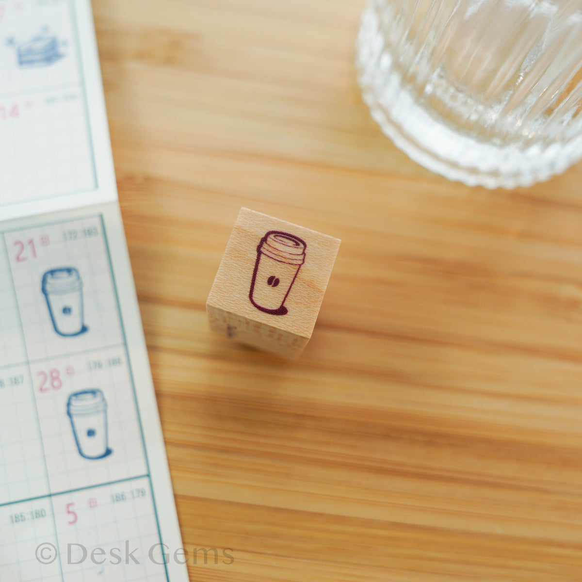 Desk Gems Original The Icon Stamps Vol.2 - Coffee