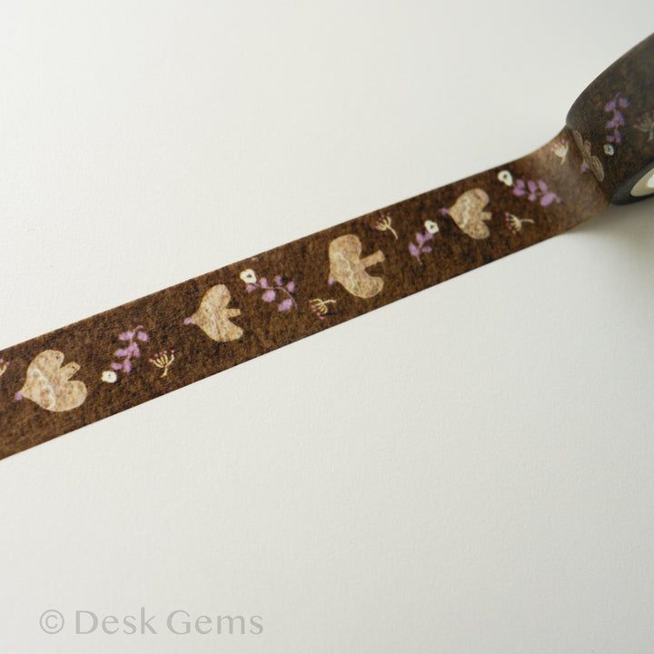 Pion Deco Washi Tape - Coffee Bird