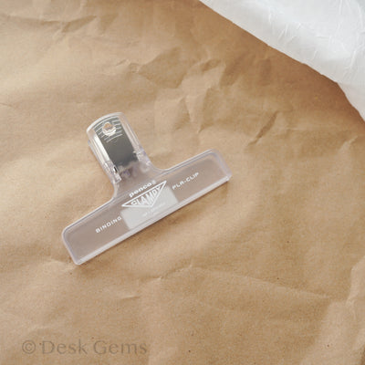 Penco Clear Binding Clip - Clear